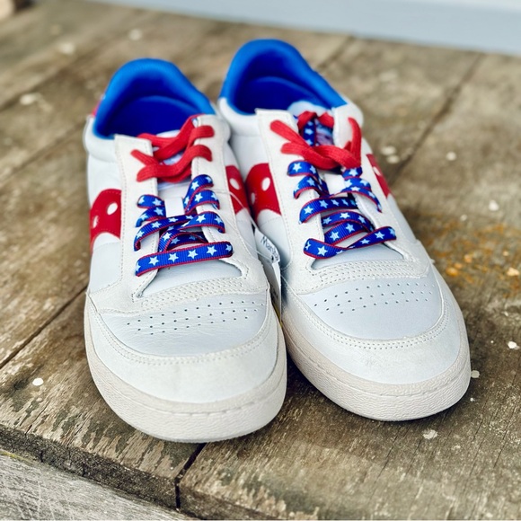 Saucony Limited Edition "Spirit Of 76" Retro Unisex Shoes. Men’s size 10 - Picture 2 of 9